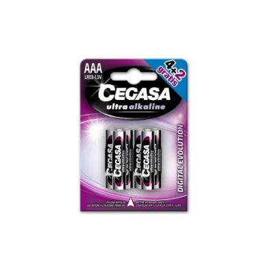 Cegasa Pilas Ultra Alcalinas LR03 AAA Pack de 6 - Alta Capacidad y Rendimiento