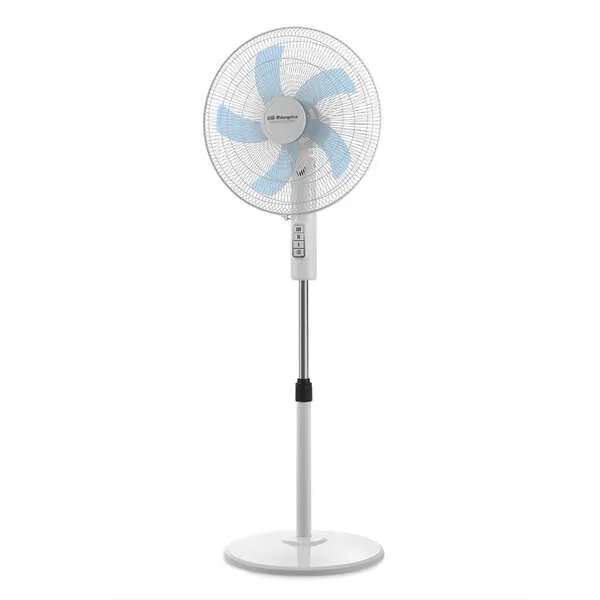 Orbegozo Sf 1040 Ventilador De Pie - Potente Rendimiento Con 3 Velocidades De Ventilacion - Cabezal Oscilante Multiorientable - Seguro Y Silencioso