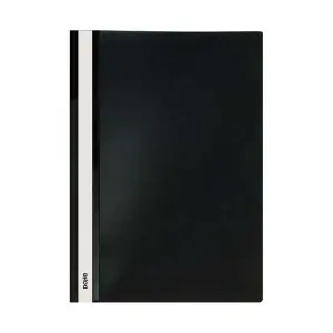 Dohe Dosier A4 con Fastener de Polipropileno - Cubierta Transparente y Trasera Opaca