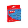 Apli Anillas Metálicas Articuladas Ø51mm Niqueladas Caja 10 Unidades