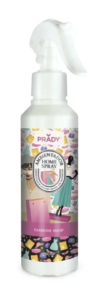 Prady Ambientador Home Spray Fashion Shop - Frasco de 220 ml - Spray Pulverizador