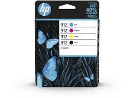Hp Tinta Bk, C, M, Y, Officejet / Officejet Pro 8000 Series - Nº 912 *Pack De 4*