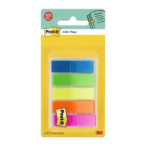 Post-it Dispensador Con 100 Marcadores De Índice Reposicionables Colores Surtidos
