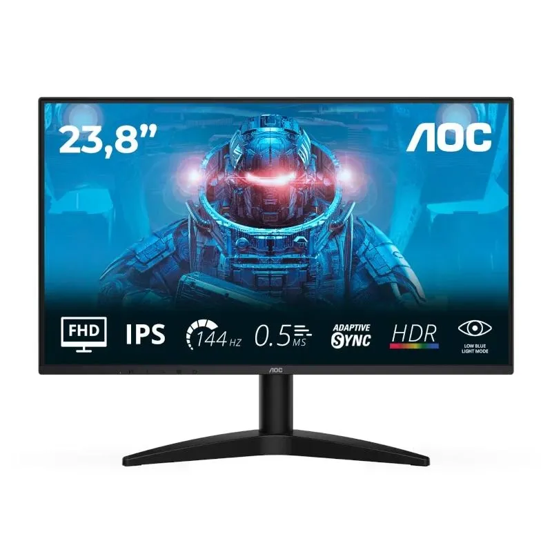 Aoc 24B36X Monitor 23.8"  Ips 144Hz Hdmi Dp
