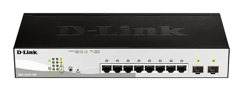 Switch Semigestionable D-Link Dgs-1210-10P/E 10P Giga Con 8P Poe (65W) + 2P Giga Combo Rack