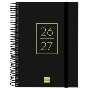 FINOCAM AGENDA SECUNDARIA PARA ESTUDIANTES ESPIRAL 4º-155X212MM 1DP NEGRO CURSO 2026-2027