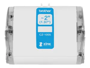 Brother CZ1005 Rollo de Etiquetas Originales 50mm x 5m - Zero Ink
