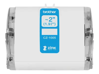 Brother CZ1005 Rollo de Etiquetas Originales 50mm x 5m - Zero Ink