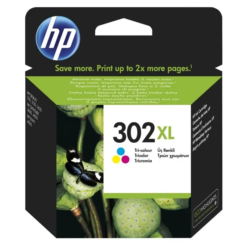 HP 302XL Cartucho de Tinta Color Original