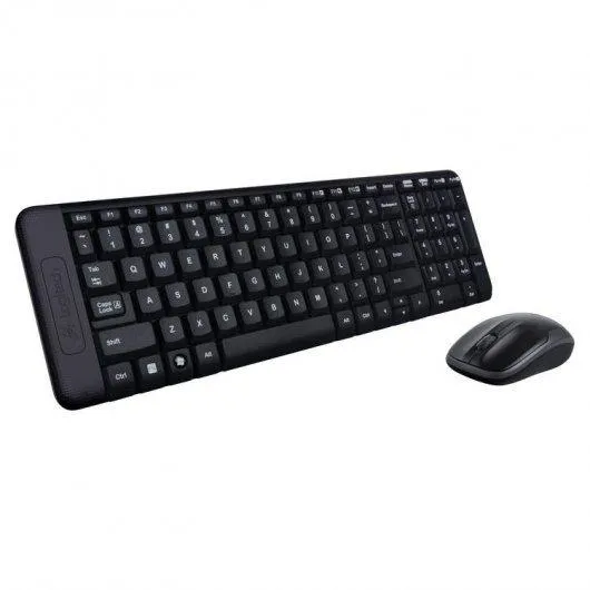 Logitech MK220 Teclado y Mouse Inalámbricos para Eficiencia y Comodidad