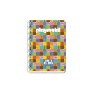 Dohe Cuaderno Espiral A5 80 Hojas Cuadricula 4mm Tapa Rigida Impresa a Color