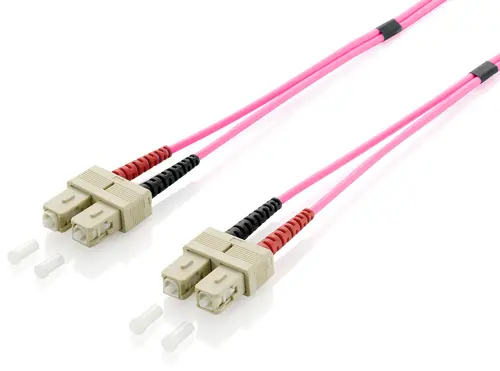Cable Fibra Optica Om4 Multimodo Libre Halogenos Sc/Sc 50/125U 2M