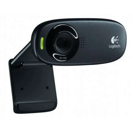 Logitech C310 Webcam Hd 720P - 5Mpx - Usb 2.0 - Microfono Integrado - Angulo De Vision 60º - Enfoque Fijo - Cable De 1.50 - Color Negro
