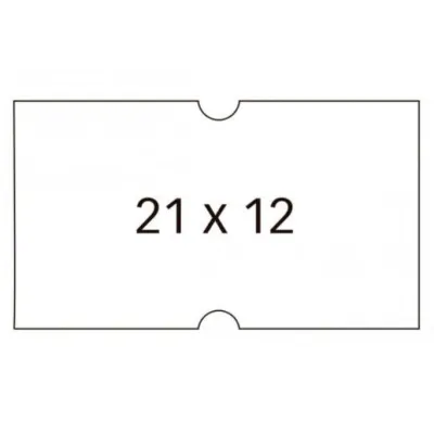 Apli Etiquetas Para Etiquetadora De Precios 21X12mm Blancas - 6 Rollos De 1000