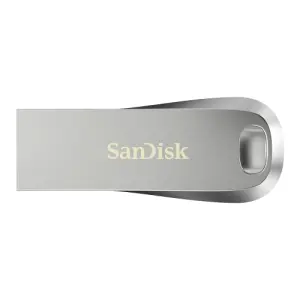 SanDisk Ultra Lux Memoria USB 3.1 128GB Sin Tapa Color Acero