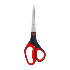 Scotch Tijeras de Precisión 20cm Acero Inoxidable Mango Ergonómico Negro/Rojo