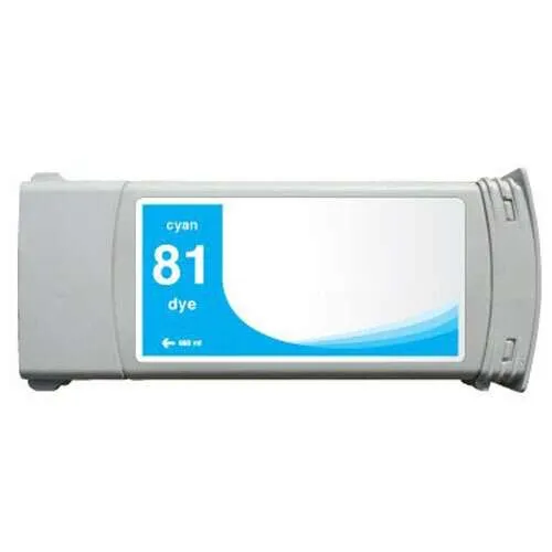 Generico Hp 81 Cyan Cartucho De Tinta - Reemplaza C4931A