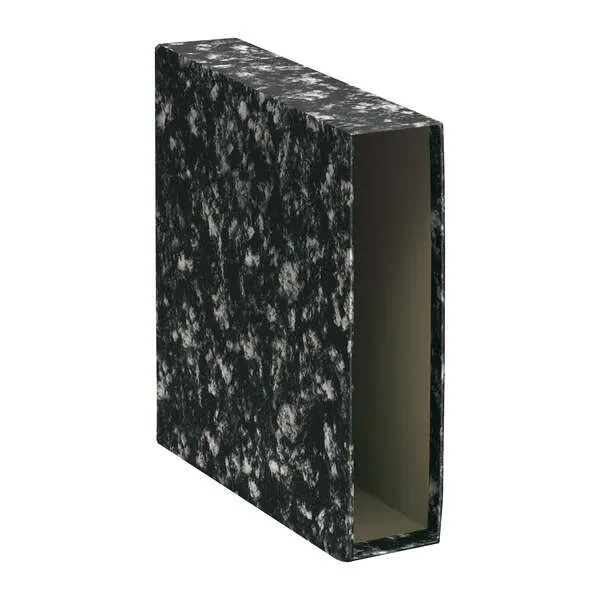 Dohe Archinovo Funda Para Archivador De Palanca Formato A4 - Medidas 286X324X82Mm - Color Negro Jaspeado