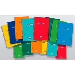 Zorrilla Cuaderno Espiral Tauroplastic 80H 90Gr Liso T/Pp Colores