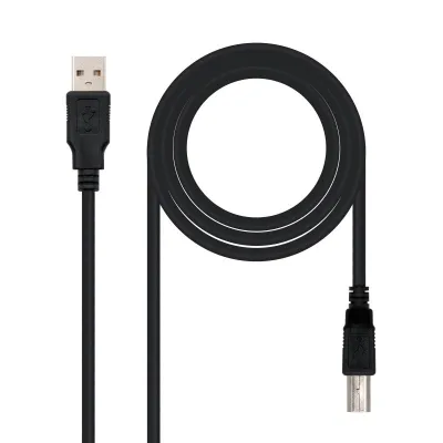 Nanocable Cable Impresora USB-A 2.0 Macho a USB-B Macho 1m