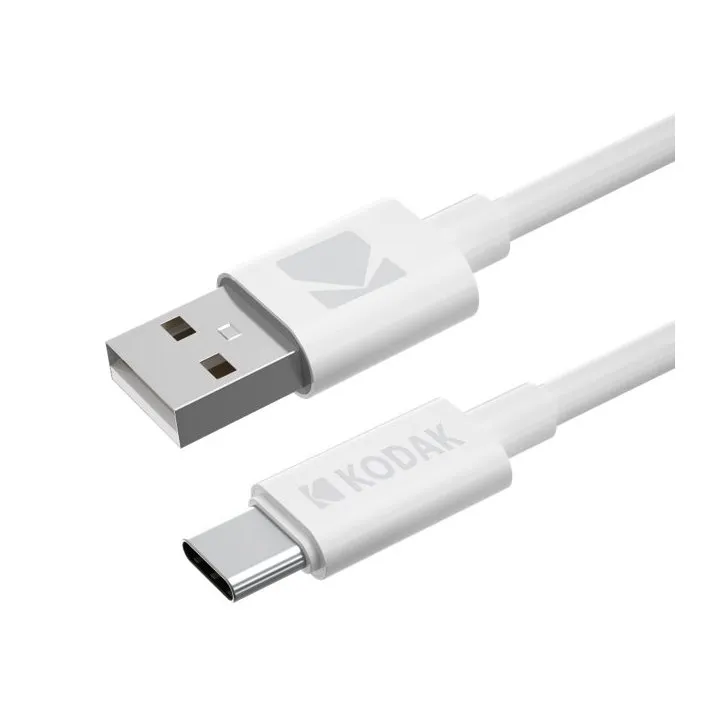 Cable Usb-A A Usb-C 1M Kodak 30425965 Color Blanco