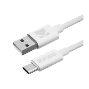 KODAK Cable USB-A a USB-C 1M Color Blanco