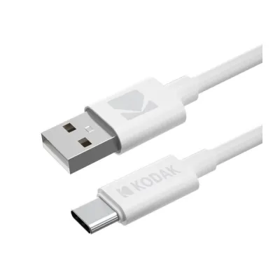 KODAK Cable USB-A a USB-C 1M Color Blanco