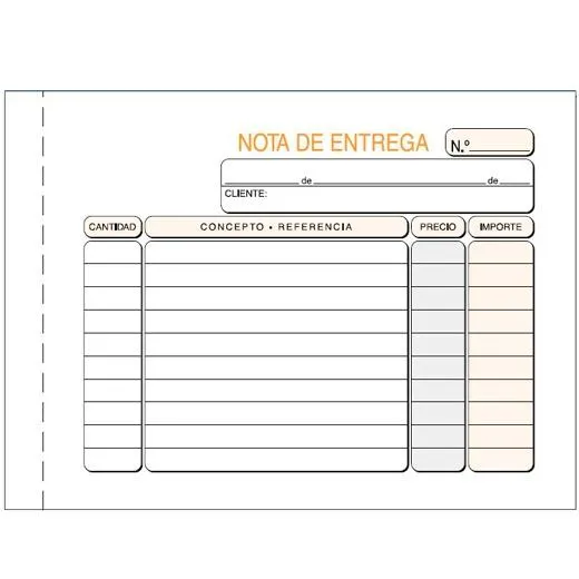 Loan Talonario Entregas Octavo Apaisado Duplicado Autocopia
