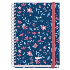 DOHE AGENDA ESCOLAR PRIME A5 ESPIRAL DP CARTÓN FORRADO MOD. LOVELY 2026-2027