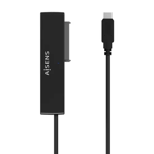 Aisens Adaptador SATA A USB-A USB 3.0/3.1 Para Discos Duros 2.5" Y 3.5" Con Alimentador Negro