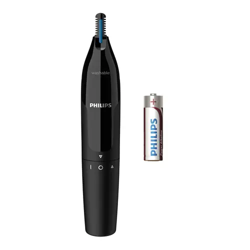 Cortapelo Nasal - Orejas Philips Nt1650/16 Impermeable Color Negro Pila Aa