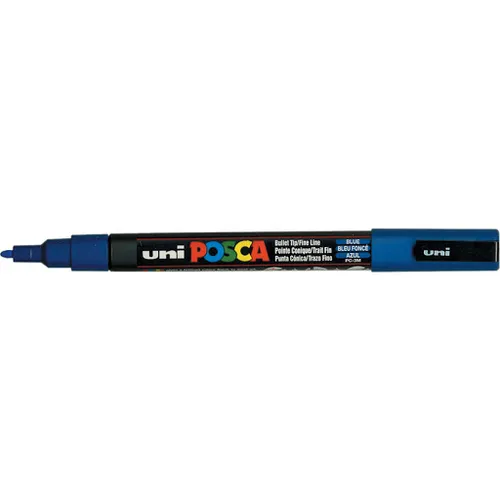Posca Marcador PC-3M Punta Cónica 0,9 - 1,3 mm Azul