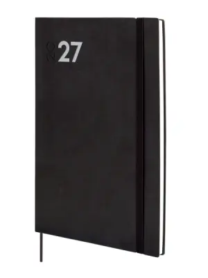 Finocam Dynamic Mara Agenda Profesional Catalán 2027 Semana Vista Vertical 165x240mm Tapa Blanda Negra