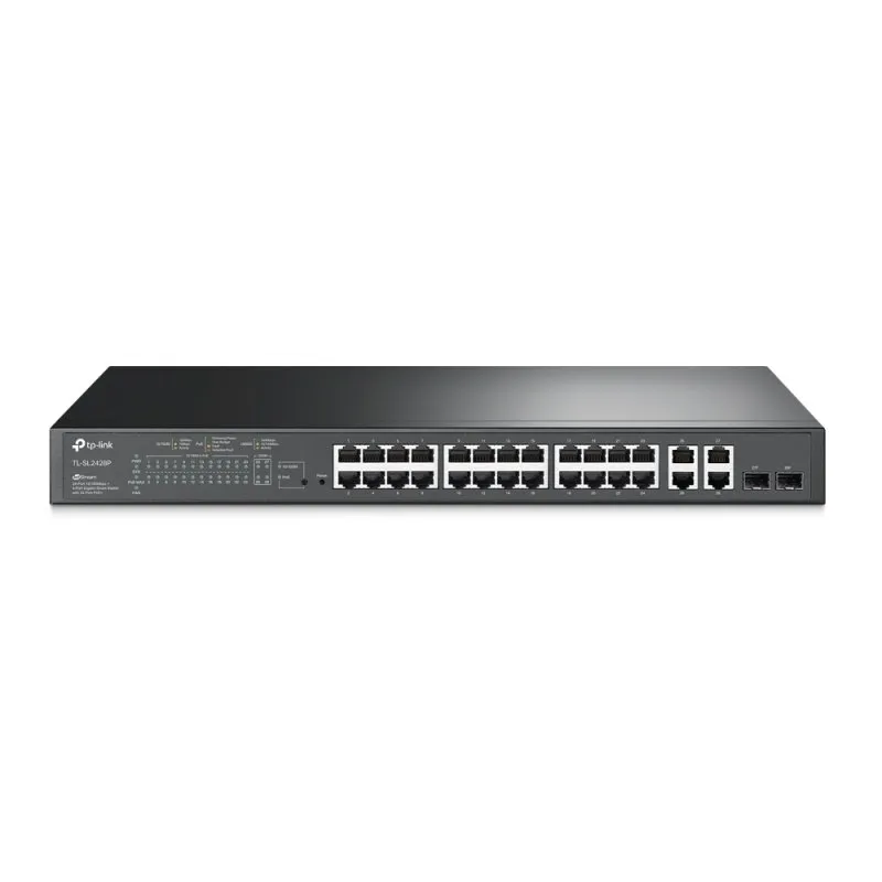 Tp-Link Sl2428P Switch 24X10/100Mbps Poe+ 4Xgb