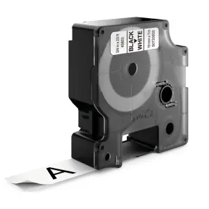 Dymo Cinta Transferencia Térmica D1 Negra sobre Blanco 19mm x 7m para Rotuladora LabelManager