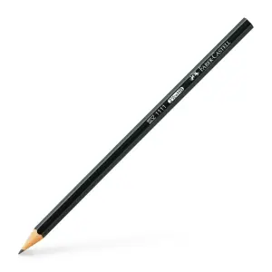 Faber-Castell 1111 Lápiz de Grafito HB con Mina Resistente a la Rotura, Negro