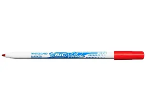 Bic Velleda 1721 Rotulador para Pizarra Color Rojo Punta Fina Trazo 1.5mm