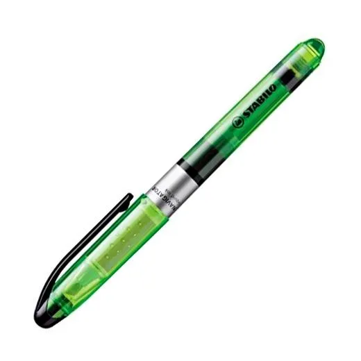 Stabilo Marcador Fluorescente Navigator Verde Caja 10 Ud
