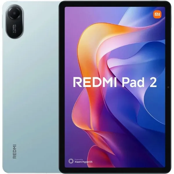 Xiaomi Redmi Pad 2 Tablet 11" 2.5K 90Hz - 4/128Gb - Wifi - Bluetooth - Camara 8Mp - Bateria 9000Mah - Carga Rapida De 18W - Color Verde