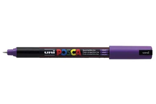 Posca Marcador  Pc-1Mr No Permanente Punta Extrafina 0.7Mm Violeta