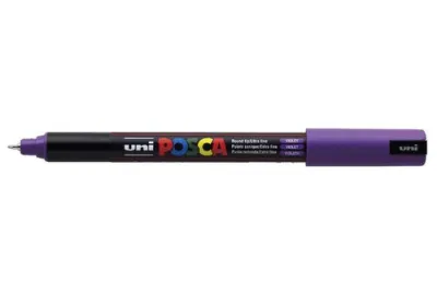 Posca Marcador PC-1MR Punta Extrafina 0.7mm No Permanente Violeta