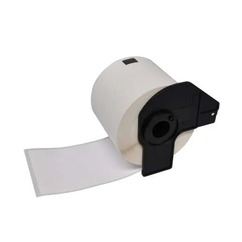 Brother Dk11247 - Etiquetas Genericas Precortadas Para Envios Grandes - 103X164 Mm - 180 Unidades - Texto Negro Sobre Fondo Blanco