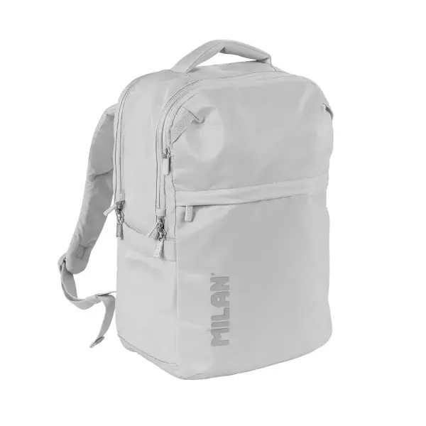 Milan Shadow Mochila 25L con Compartimento Acolchado para Portátil hasta 16", Color Gris