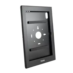 TOOQ Marco Antirrobo Tablet 14,6" VESA 75x75 Color Negro con Cerradura