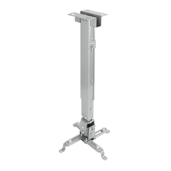 Tooq Soporte Universal de Techo para Proyector Inclinable y Giratorio 20Kg Plata