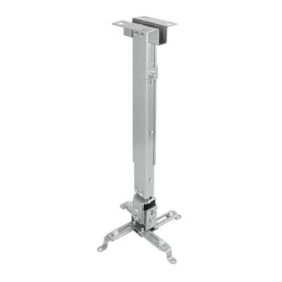 Tooq Soporte Universal de Techo para Proyector Inclinable y Giratorio 20Kg Plata