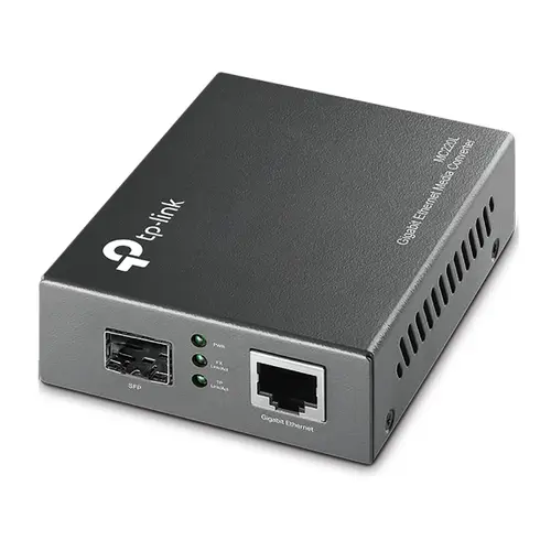 TP-LINK MC220L Convertidor Fibra RJ45 a SFP GIGA MiniGBIC Montaje en Chasis