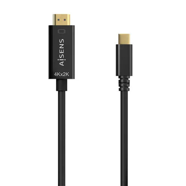 Aisens Cable Conversor Usb-C A Hdmi 4K@30Hz - Usb-C/M-Hdmi/M - 0.8M - Color Negro