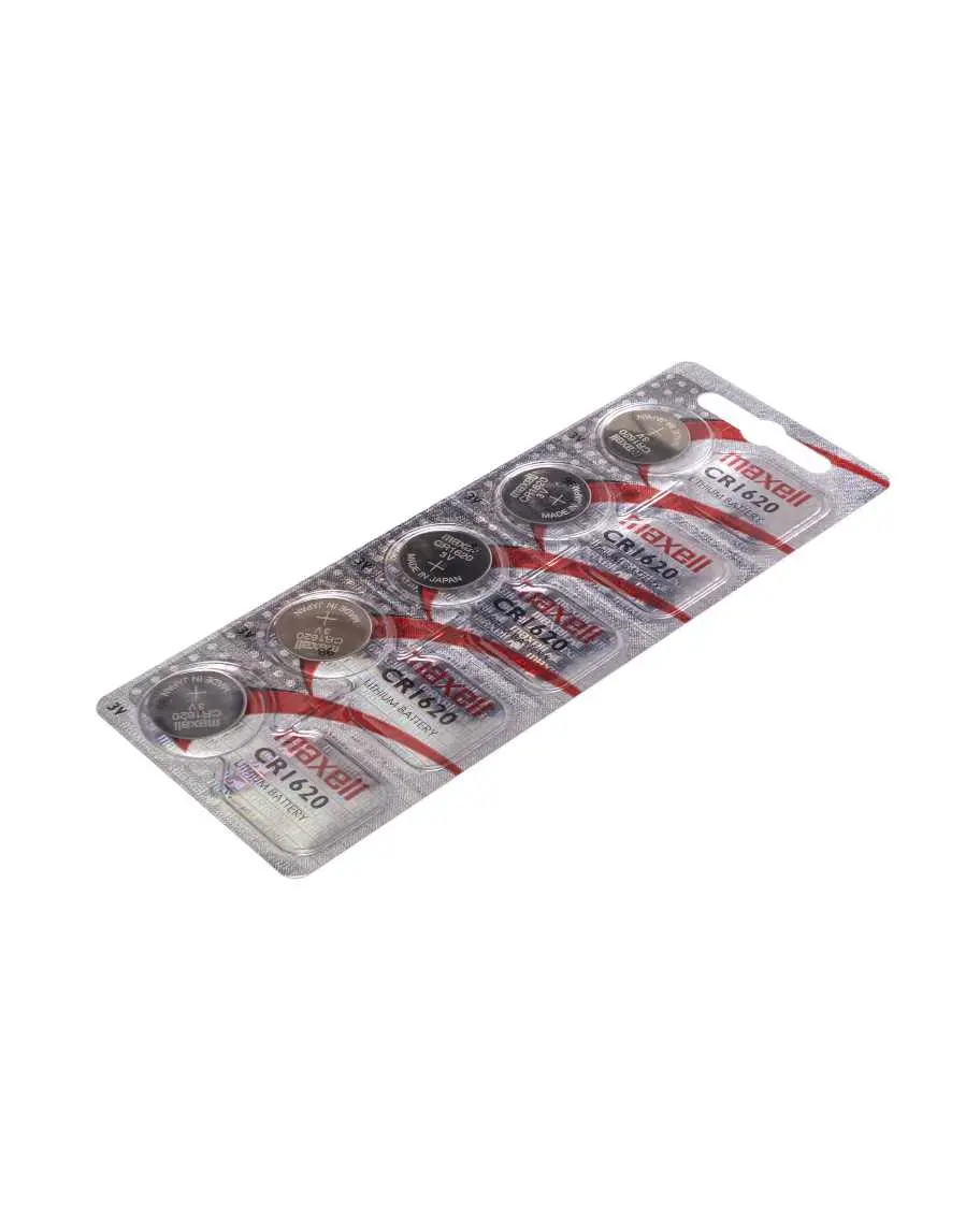 Maxell CR1620 Pilas de Litio 3V Pack de 5 Unidades