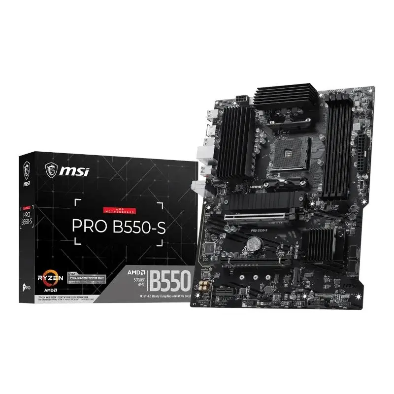MSI PRO B550-S Placa Base DDR4 AM4